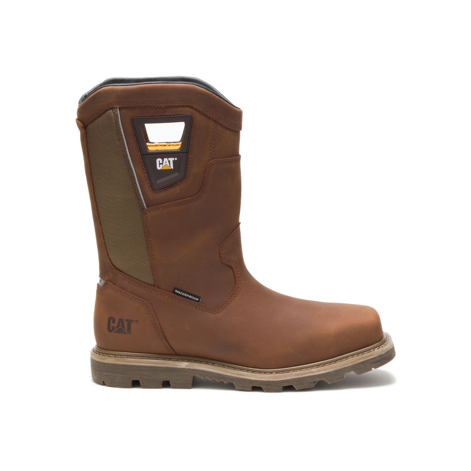 Caterpillar Stillwell Waterproof Steel Toe - Mens Steel Toe Boots - Brown - NZ (654NDPAEB)